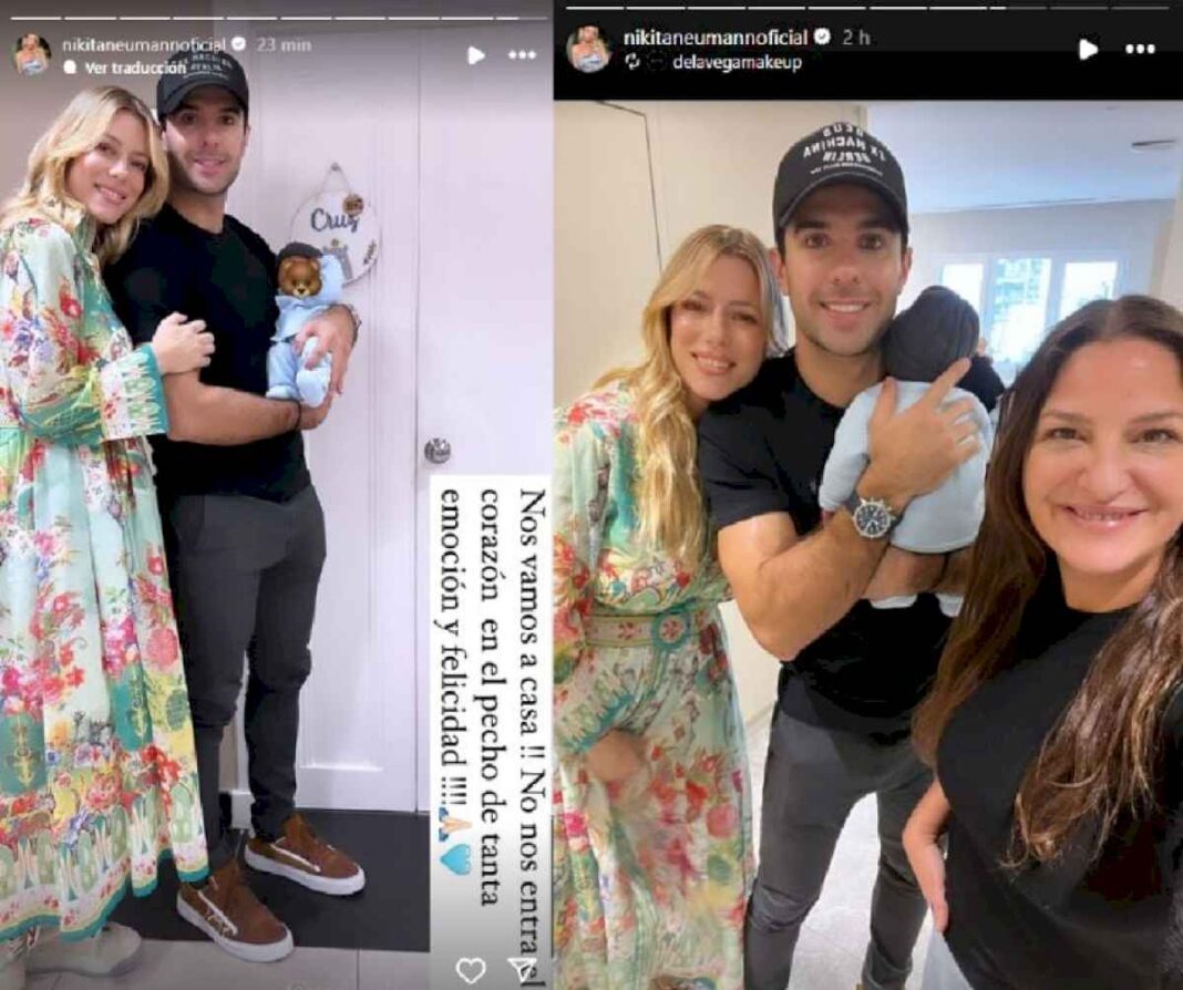 nicole-neumann-contrato-una-maquilladora-para-que-le-cambie-el-look-en-la-clinica-antes-de-salir-con-su-bebe