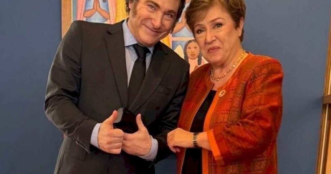 milei-se-reunio-con-georgieva-y-acordaron-que-una-mision-del-fmi-vendra-a-la-argentina-para-negociar-un-nuevo-entendimiento